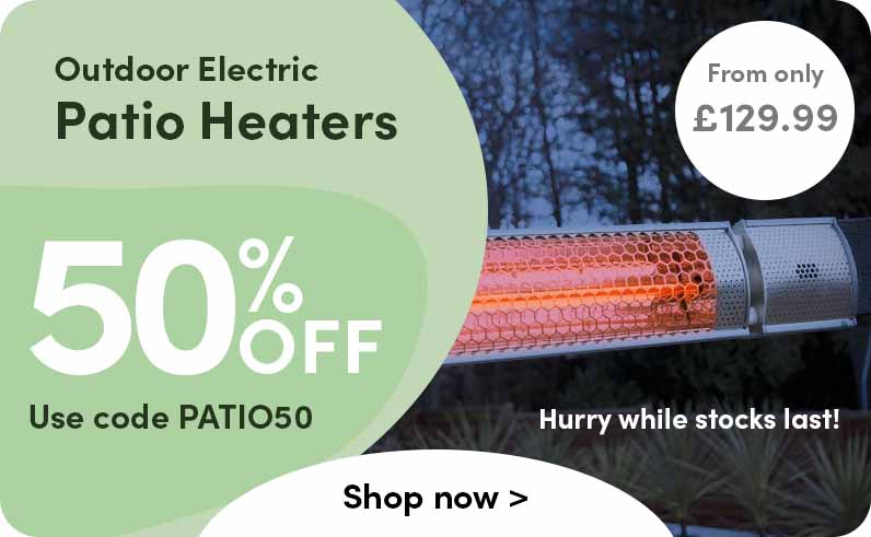 Patio Heaters up to 50% off