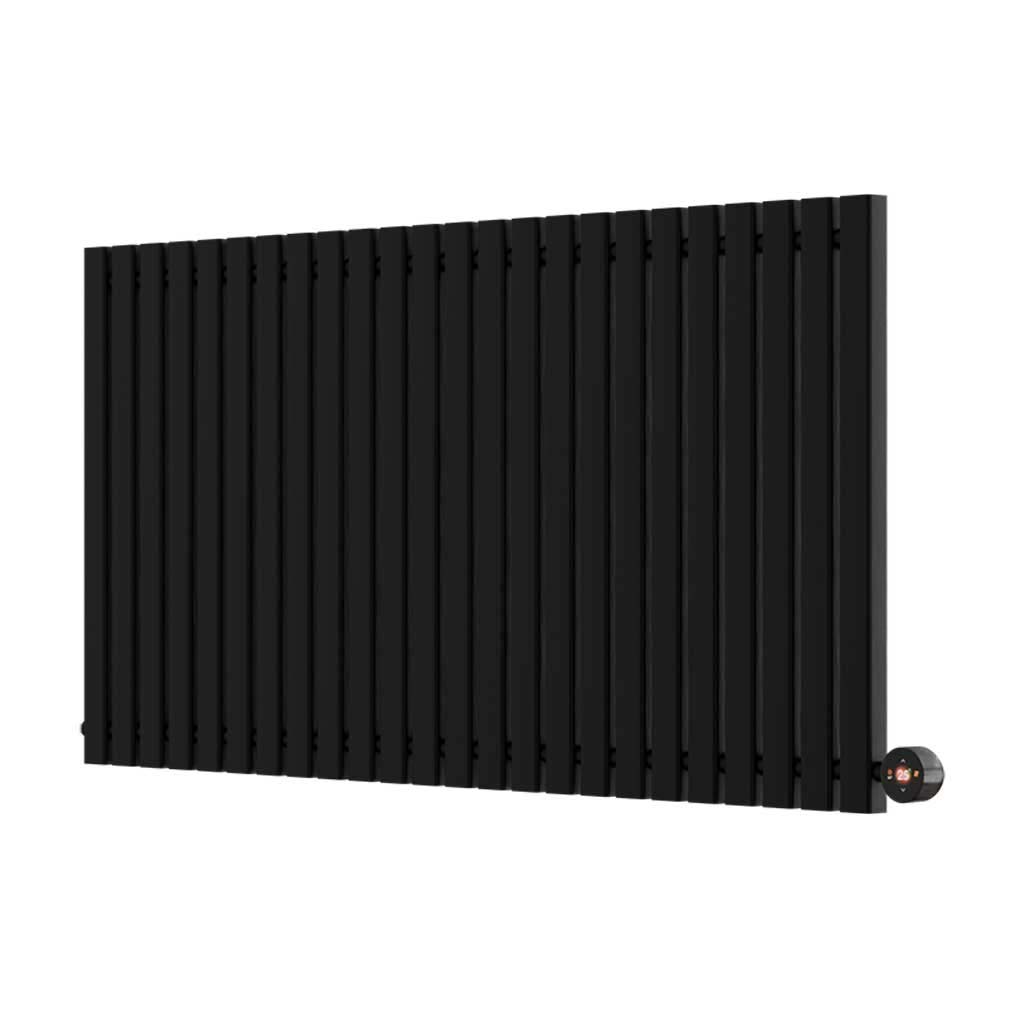 Ecostrad Adesso TriQ WiFi Designer Electric Radiator - Black 1200w (1190 x 600mm)