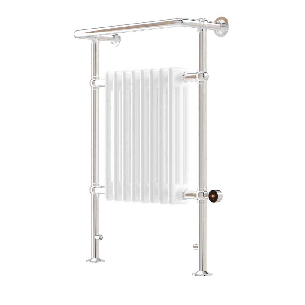 Ecostrad Allerton TriQ WiFi Traditional Electric Towel Rail - Chrome 600w (952 x 659mm)