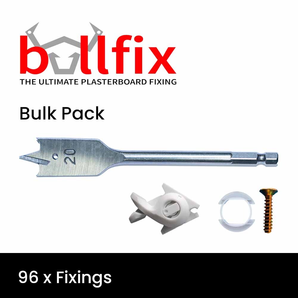 Bullfix Universal Plasterboard Fixings - Bulk Pack (96)