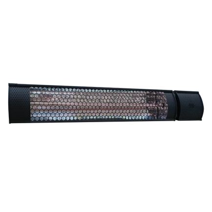 Ecostrad Sunglo Infrared Patio Heater - Black 2kW with Remote