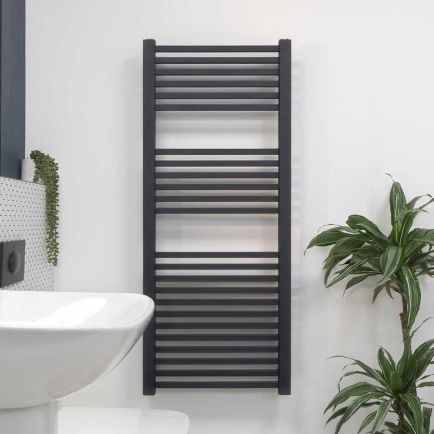 Ecostrad Cube Electric Towel Rail - Anthracite