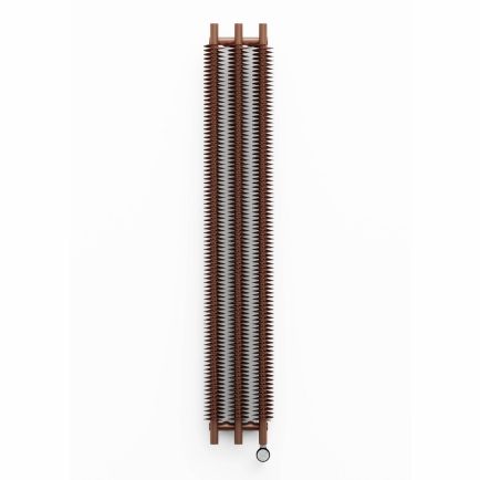Terma Ribbon V E Vertical Designer Electric Radiator - Copper 600w