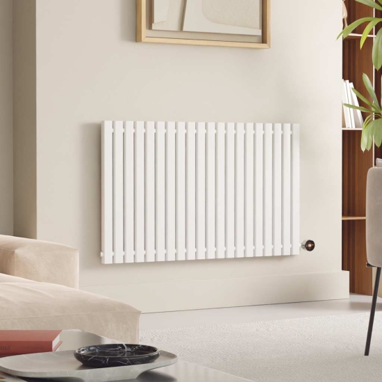 Ecostrad Adesso TriQ WiFi Designer Electric Radiators - White  photo