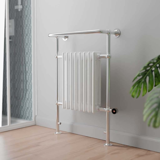 Ecostrad Allerton TriQ WiFi Traditional Electric Towel Rail photo