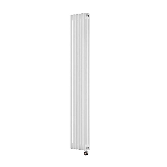 Ecostrad Allerton TriQ WiFi Vertical Triple Column Electric Radiator - White 1200w (290 x 1800mm) photo