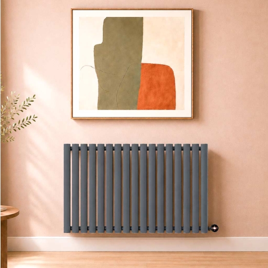 Ecostrad Allora TriQ WiFi Designer Electric Radiator - Anthracite photo