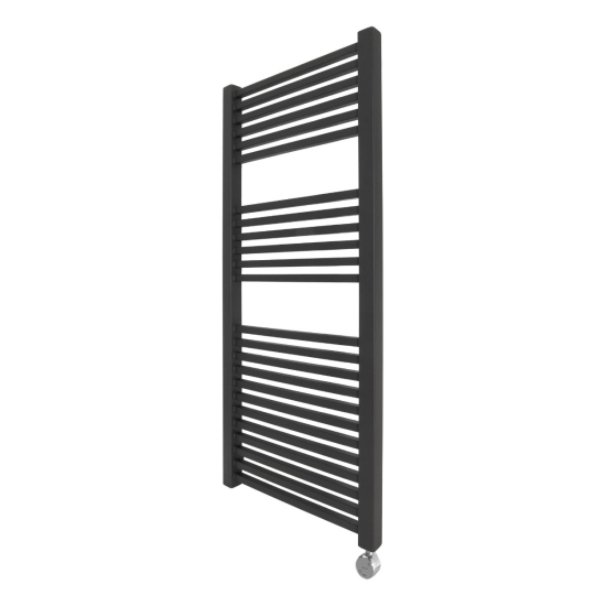 Ecostrad Cube Bluetooth Electric Towel Rail - Anthracite 600w (500 x 1200mm) photo
