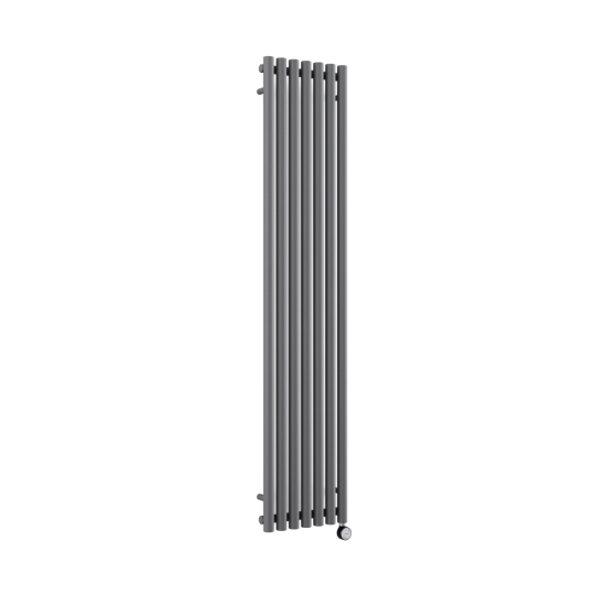 Terma Rolo E Vertical Designer Electric Radiator – Modern Grey 1000w (480 x 1800mm) photo