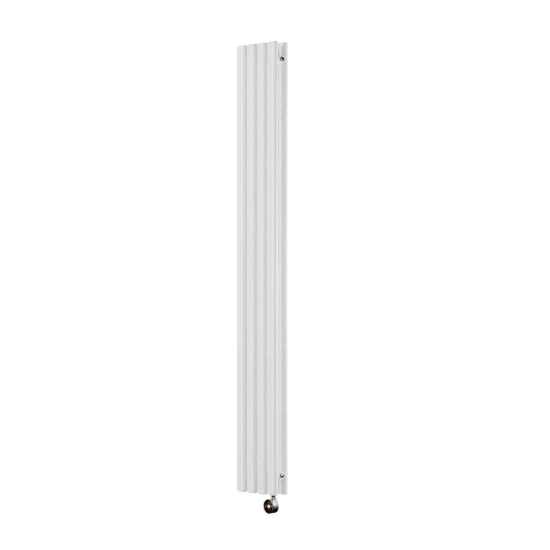 Ecostrad Allora TriQ WiFi Vertical Designer Electric Radiator - White Double Panel 1200w (236 x 1780mm) photo