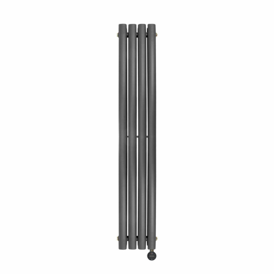 Ecostrad Allora iQ WiFi Vertical Designer Electric Radiator - Anthracite Double Panel 1200w (236 x 1780mm) photo