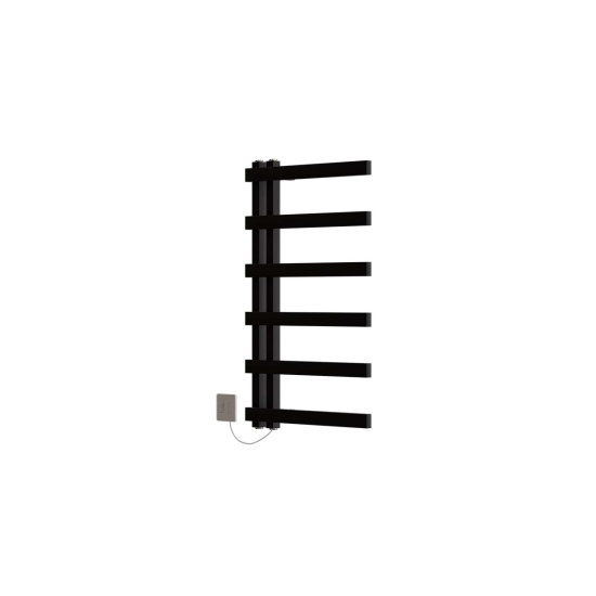Ecostrad Vanto Electric Towel Rail - Black 300w (500 x 800mm) photo