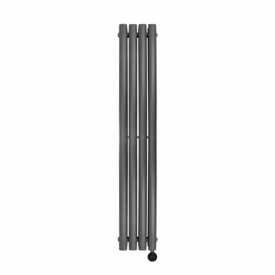 Ecostrad Allora iQ WiFi Vertical Designer Electric Radiator - Anthracite Double Panel 1200w (236 x 1780mm) (B-Grade) photo