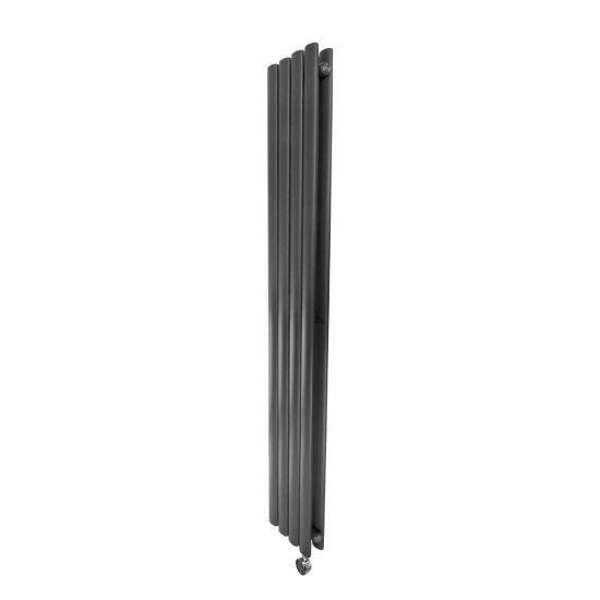 Ecostrad Allora iQ WiFi Vertical Designer Electric Radiator - Anthracite Double Panel 1200w (236 x 1600mm) photo
