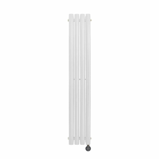 Ecostrad Allora iQ WiFi Vertical Designer Electric Radiator - White Double Panel 1200w (236 x 1780mm) photo