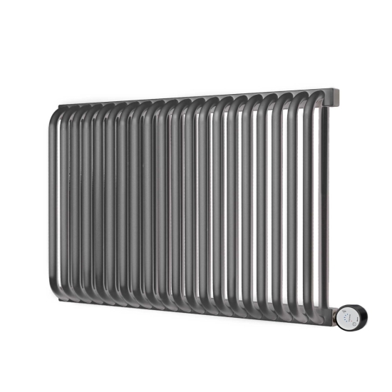 Terma Delfin E Designer Electric Radiator - Anthracite 1500w (1220 x 640mm) photo