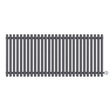 Terma Tune E Designer Electric Radiator - Anthracite 1000w (1390 x 600mm)