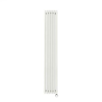 Terma Tune E Vertical Designer Electric Radiator - White 1000w