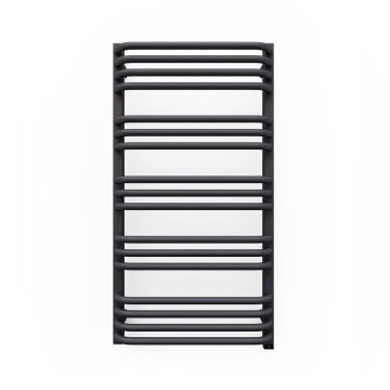 Terma Alex ONE Designer Electric Towel Rail - Grey 400w (500 x 760mm)