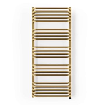 Terma Alex ONE Designer Electric Towel Rail - Brass 600w