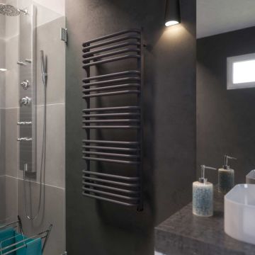Terma Alex ONE Designer Electric Towel Rails - Grey