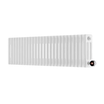 Ecostrad Allerton TriQ WiFi Low Triple Column Electric Radiator - White 1200w (1190 x 300mm)