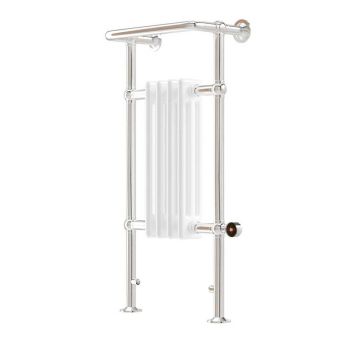Ecostrad Allerton TriQ WiFi Traditional Electric Towel Rail - Chrome 300w (952 x 479mm)