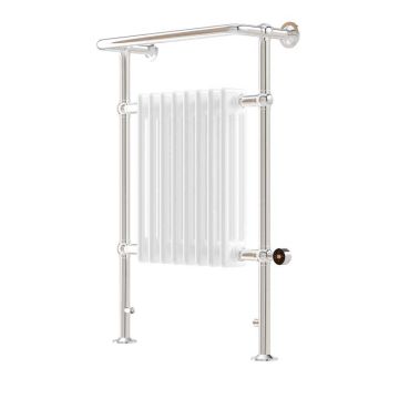 Ecostrad Allerton TriQ WiFi Traditional Electric Towel Rail - Chrome 600w (952 x 659mm)