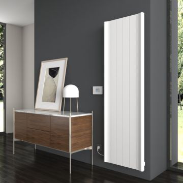 Carisa Boreas B Vertical Electric Radiator - White 3000w (1800 x 555mm)