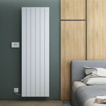 Carisa Boreas M Vertical Electric Radiator - White 3000w (1800 x 555mm)