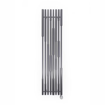 Terma Cane E Vertical Designer Electric Radiator - Anthracite 800w (390 x 1600mm)