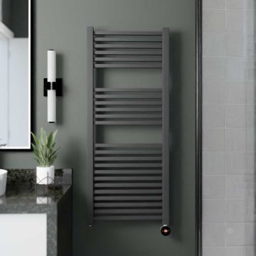 Ecostrad Cube TriQ WiFi Electric Towel Rail - Anthracite