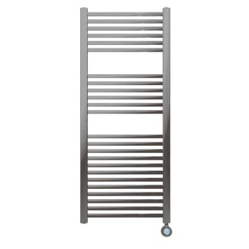 Ecostrad Cube Velto Thermostatic Electric Towel Rail - Chrome 600w (500 x 1200mm)