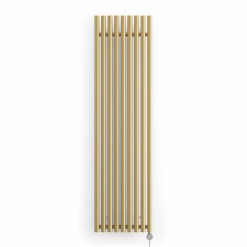 Terma Rolo E Vertical Designer Electric Radiator - Brass 1000w (480 x 1800mm)