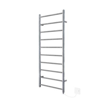 Ecostrad Round Jet Electric Towel Rail - Chrome - 300w (500 x 1200mm)