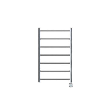Ecostrad Round Jet Velto Thermostatic Electric Towel Rail - Chrome - 200w (500 x 800mm)