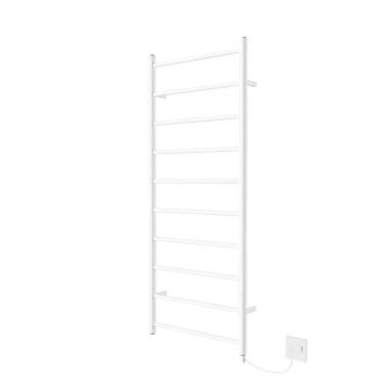 Ecostrad Round Jet Electric Towel Rail - White 400w (500 x 1200mm)