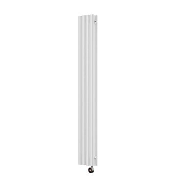 Ecostrad Allora TriQ WiFi Vertical Designer Electric Radiator - White Double Panel 1200w (236 x 1600mm)