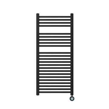 Ecostrad Fina-E Velto Thermostatic Electric Towel Rail - Anthracite 300w (500 x 1100mm)
