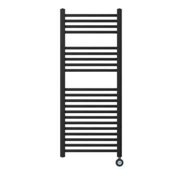 Ecostrad Fina-E Velto Thermostatic Electric Towel Rail - Anthracite 400w (500 x 1200mm)
