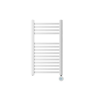 Ecostrad Fina-E Velto Thermostatic Electric Towel Rail - White 200w (400 x 700mm)