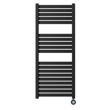 Ecostrad Scala Velto Thermostatic Electric Towel Rail - Anthracite 600w (500 x 1200mm)