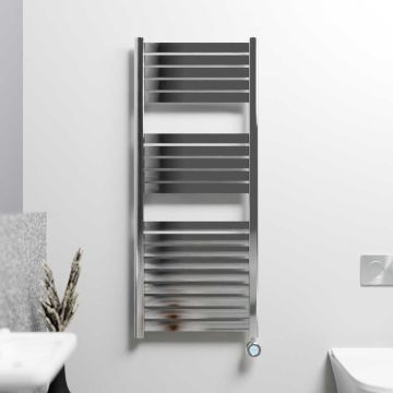Ecostrad Scala Velto Thermostatic Electric Towel Rail - Chrome