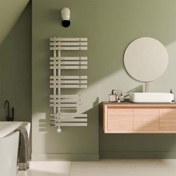 Ecostrad Scena Velto Thermostatic Electric Towel Rail - Chrome