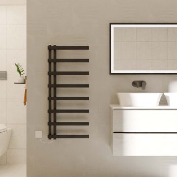 Ecostrad Vanto Electric Towel Rail - Black