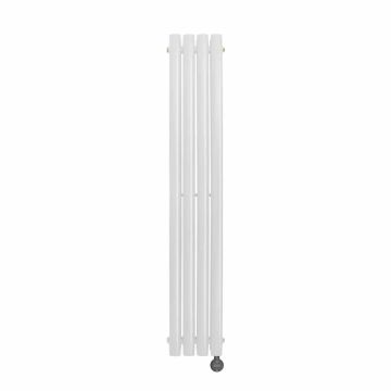 Ecostrad Allora iQ WiFi Vertical Designer Electric Radiator - White 800w (236 x 1780mm)