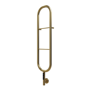 Carisa Felix Electric Towel Rail - Brushed Brass 80w (1200 x 300mm)