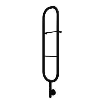 Carisa Felix Electric Towel Rail - Matt Black 80w (1200 x 300mm)