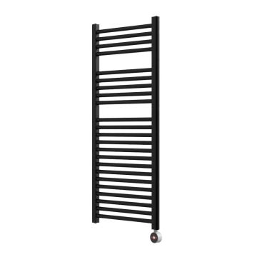 Ecostrad Fina-E TriQ WiFi Electric Towel Rail - Black 300w (500 x 1100mm)