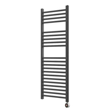Ecostrad Fina-E TriQ WiFi Electric Towel Rail - Black 400w (500 x 1200mm)